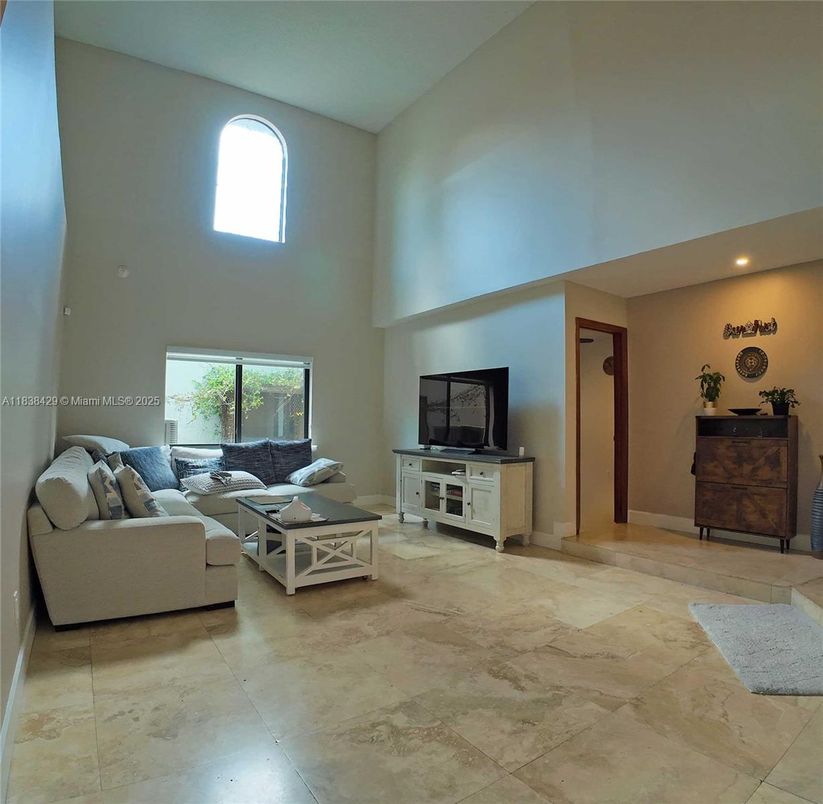 Interior, Living room, Recessed Lighting