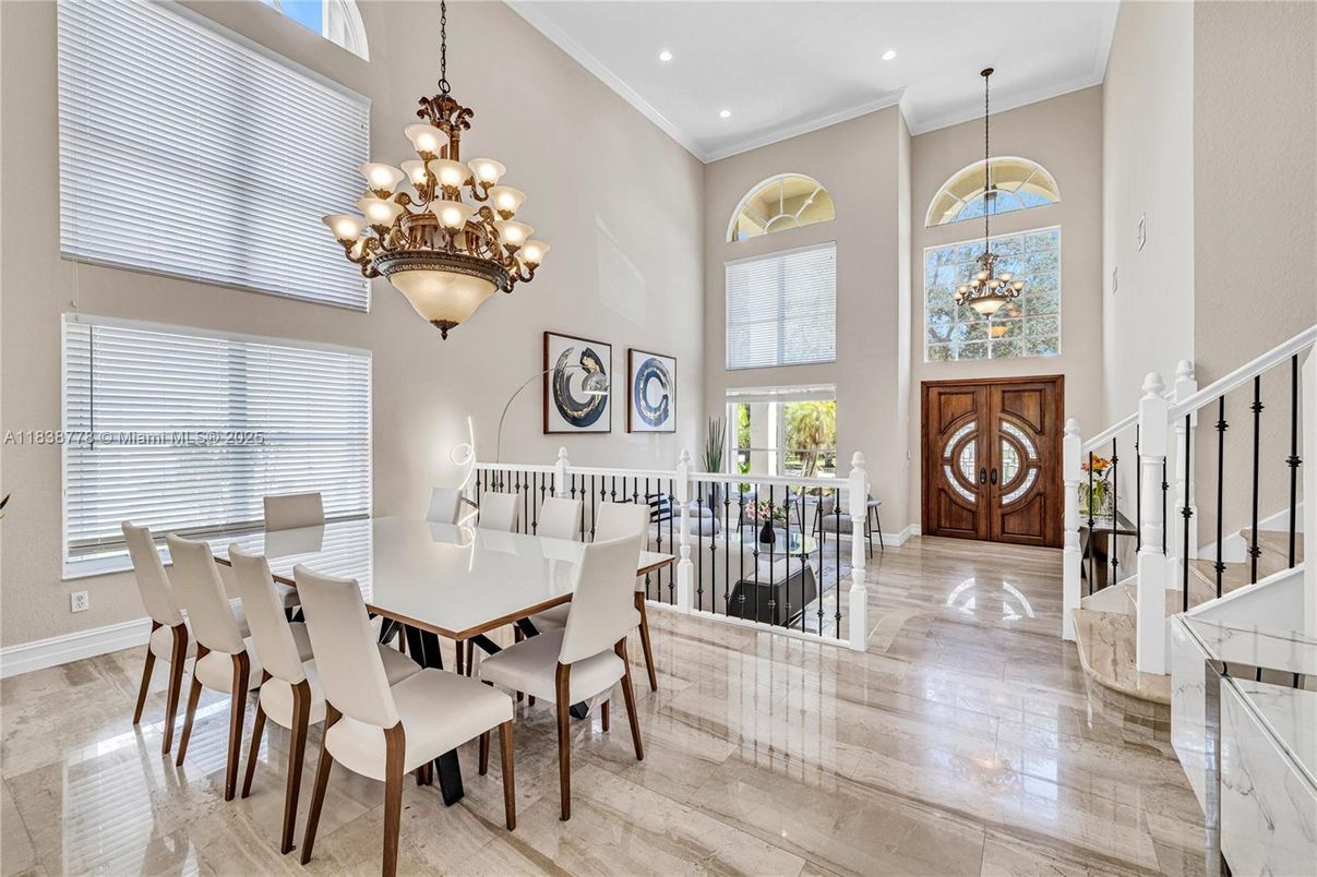 Chandelier, Dining room, Interior, Pendant Lights, Recessed Lighting