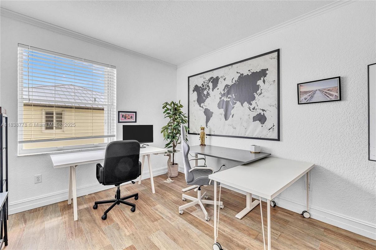 Home Office, Interior, Wood Texture Flooring