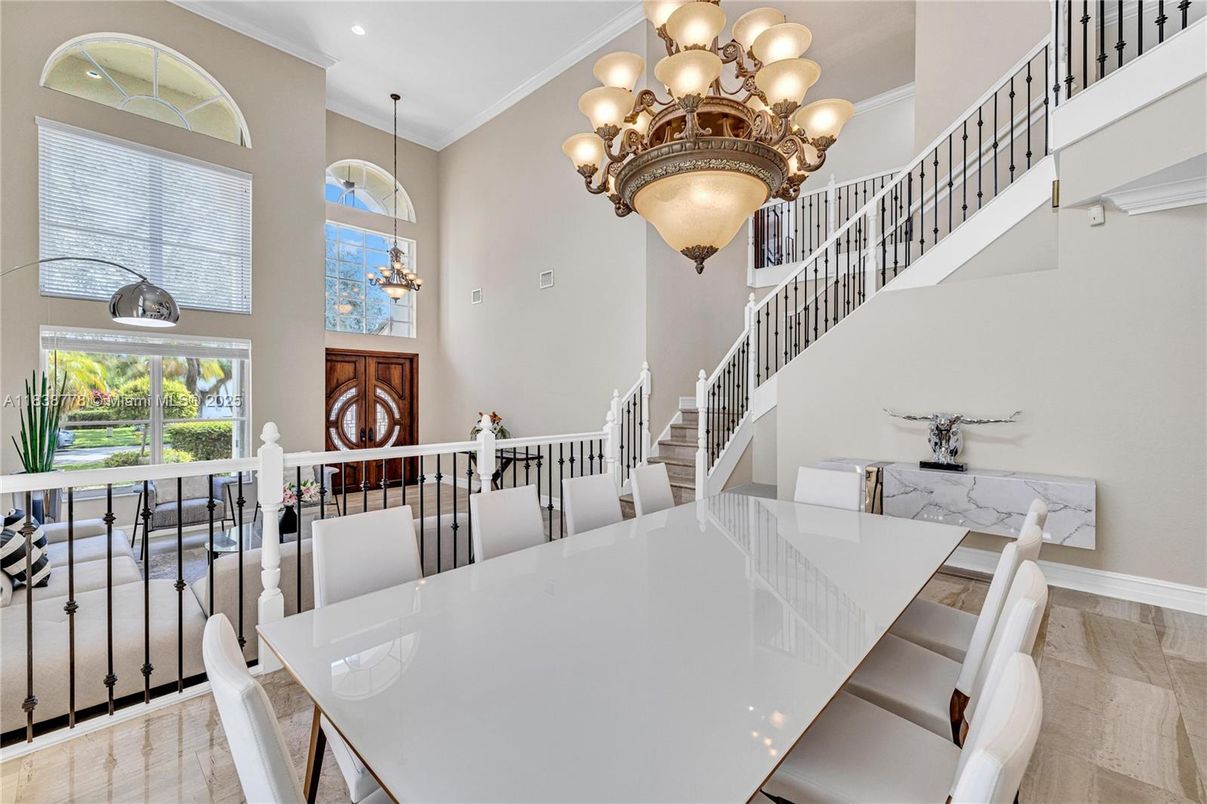 Chandelier, Dining room, Interior, Pendant Lights, Recessed Lighting