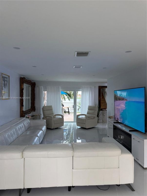 Interior, Living room, Recessed Lighting