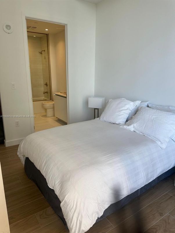 Bathroom, Bedroom, Interior, Recessed Lighting, Wood Texture Flooring