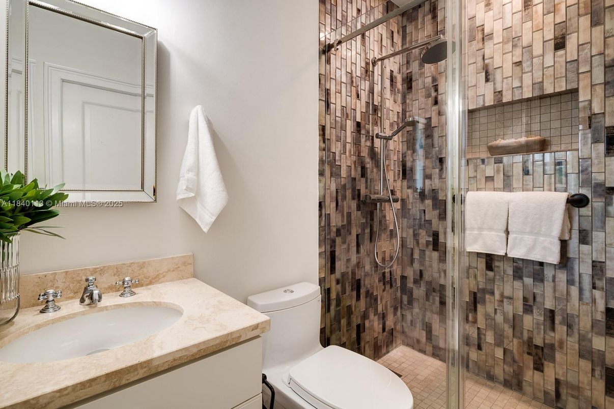 Bathroom, Glass Shower, Interior