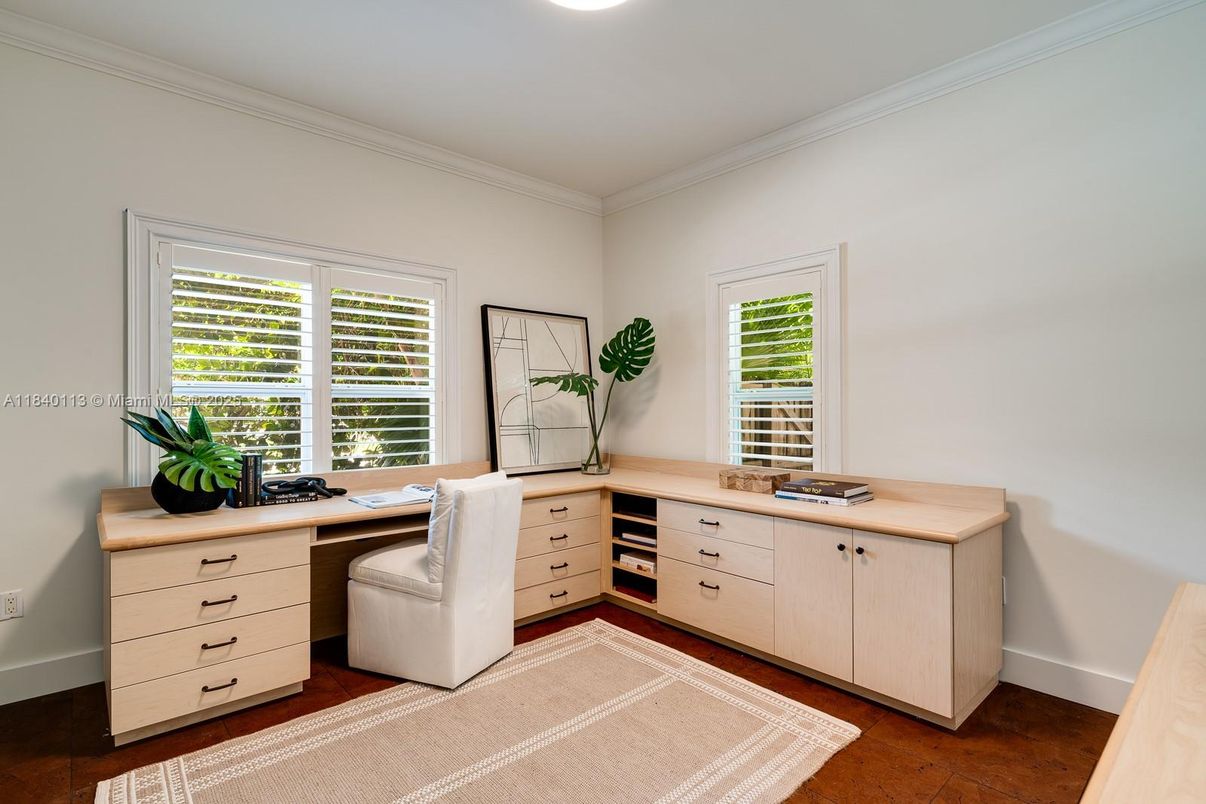 Home Office, Interior, Wood Texture Flooring