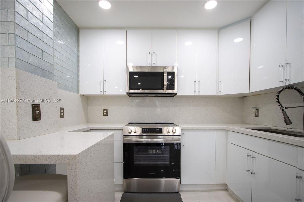 Interior, Kitchen, Recessed Lighting, Stainless Steel Appliances