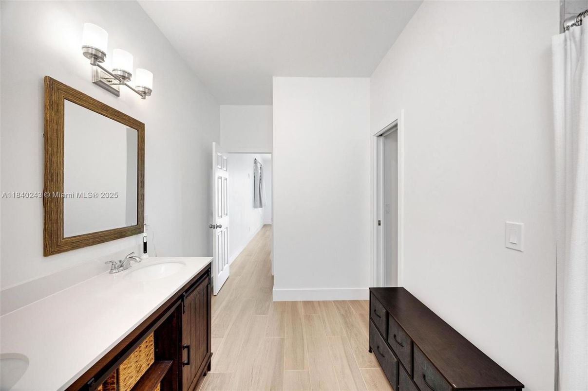 Bathroom, Interior, Wood Texture Flooring