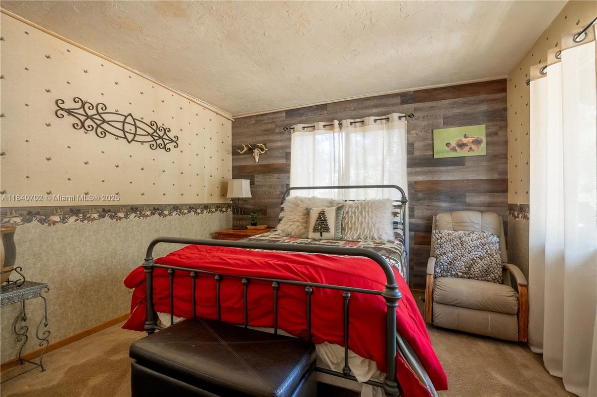 Bedroom, Interior, Wooden Walls
