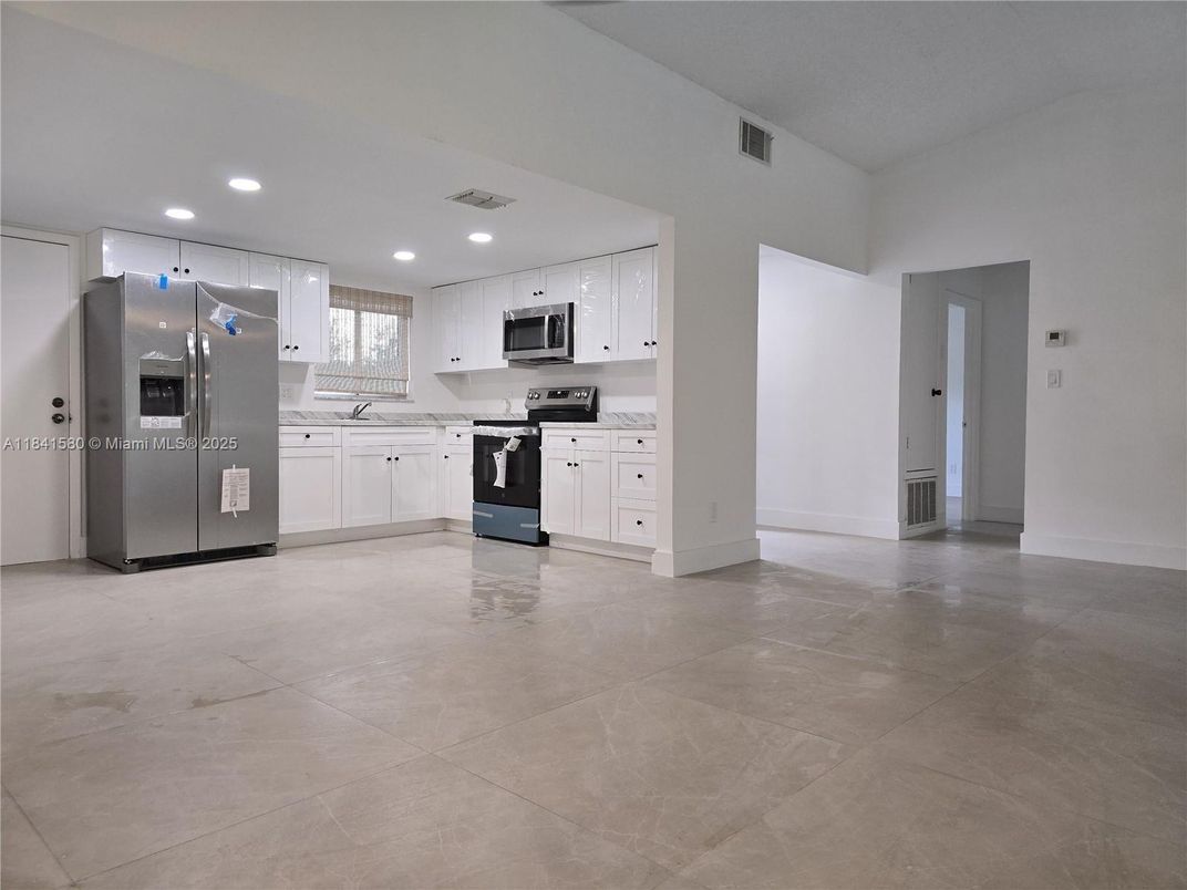 Interior, Kitchen, Recessed Lighting, Stainless Steel Appliances