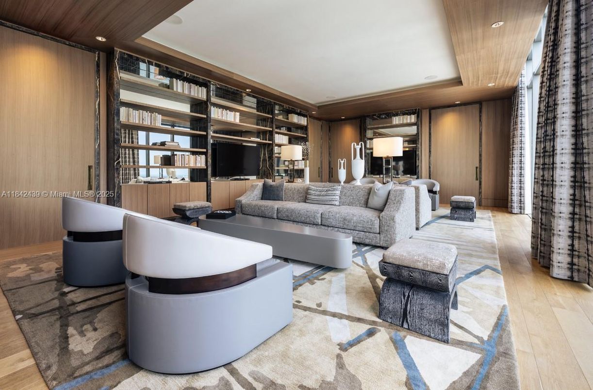 Interior, Living room, Recessed Lighting, Wooden Ceilings, Wood Texture Flooring, Wooden Walls