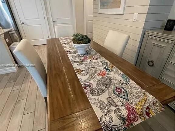 Dining room, Interior, Wood Texture Flooring