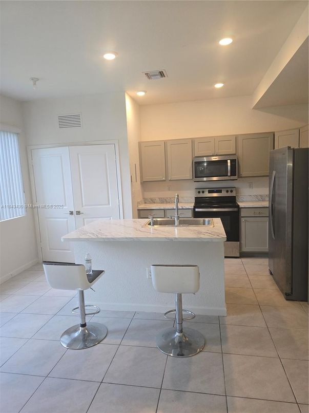 Interior, Kitchen, Recessed Lighting, Stainless Steel Appliances