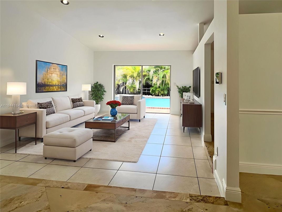 Interior, Living room, Recessed Lighting