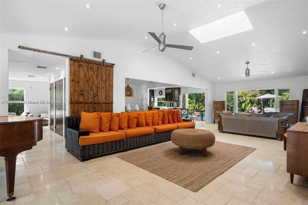 Interior, Living room, Piano, Recessed Lighting