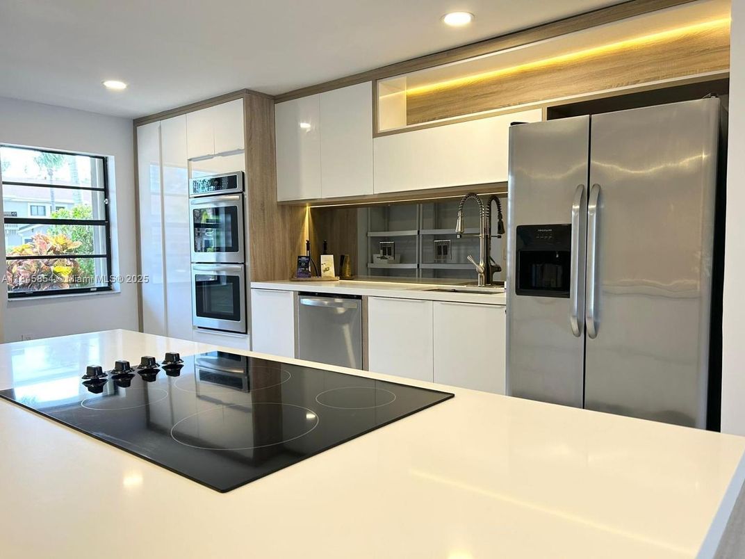 Interior, Kitchen, Recessed Lighting, Stainless Steel Appliances