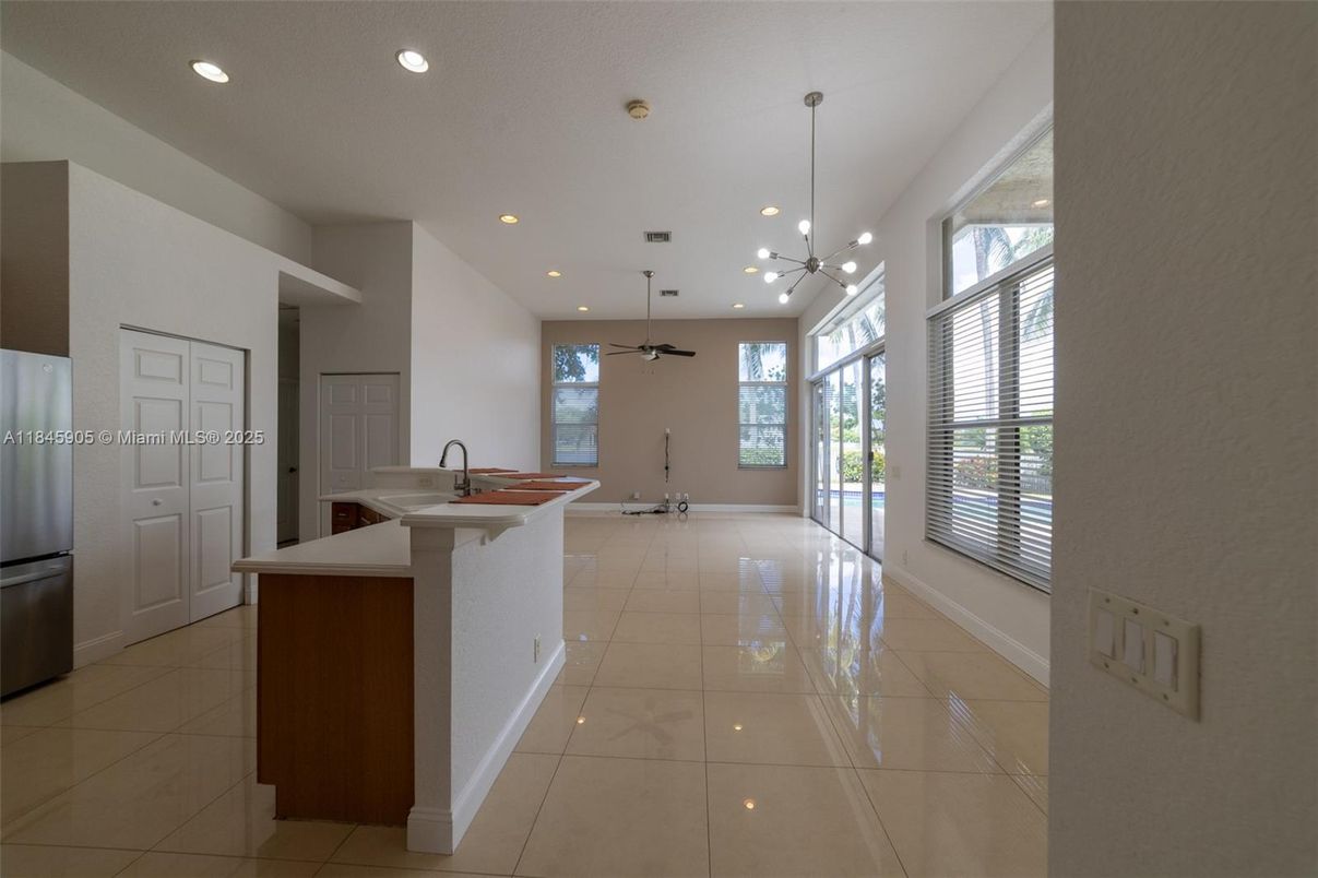 Interior, Kitchen, Pendant Lights, Recessed Lighting