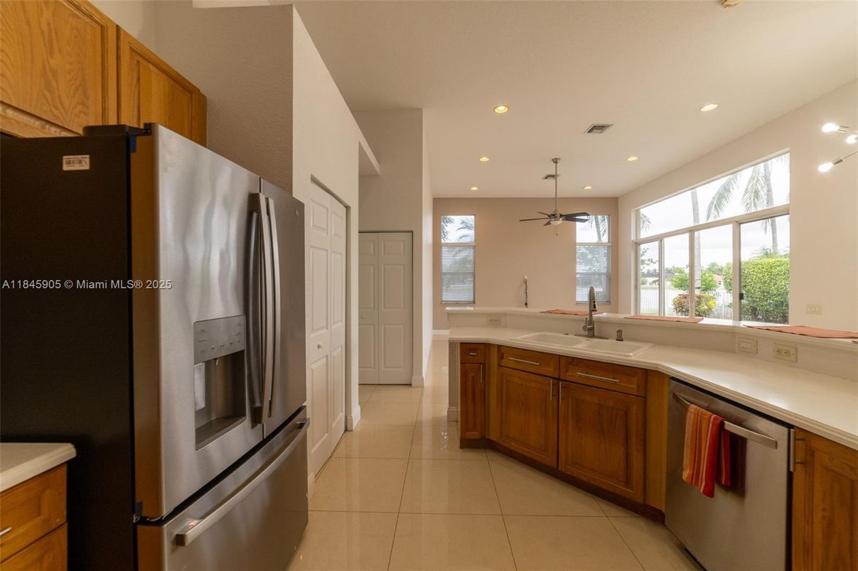 Interior, Kitchen, Recessed Lighting, Stainless Steel Appliances