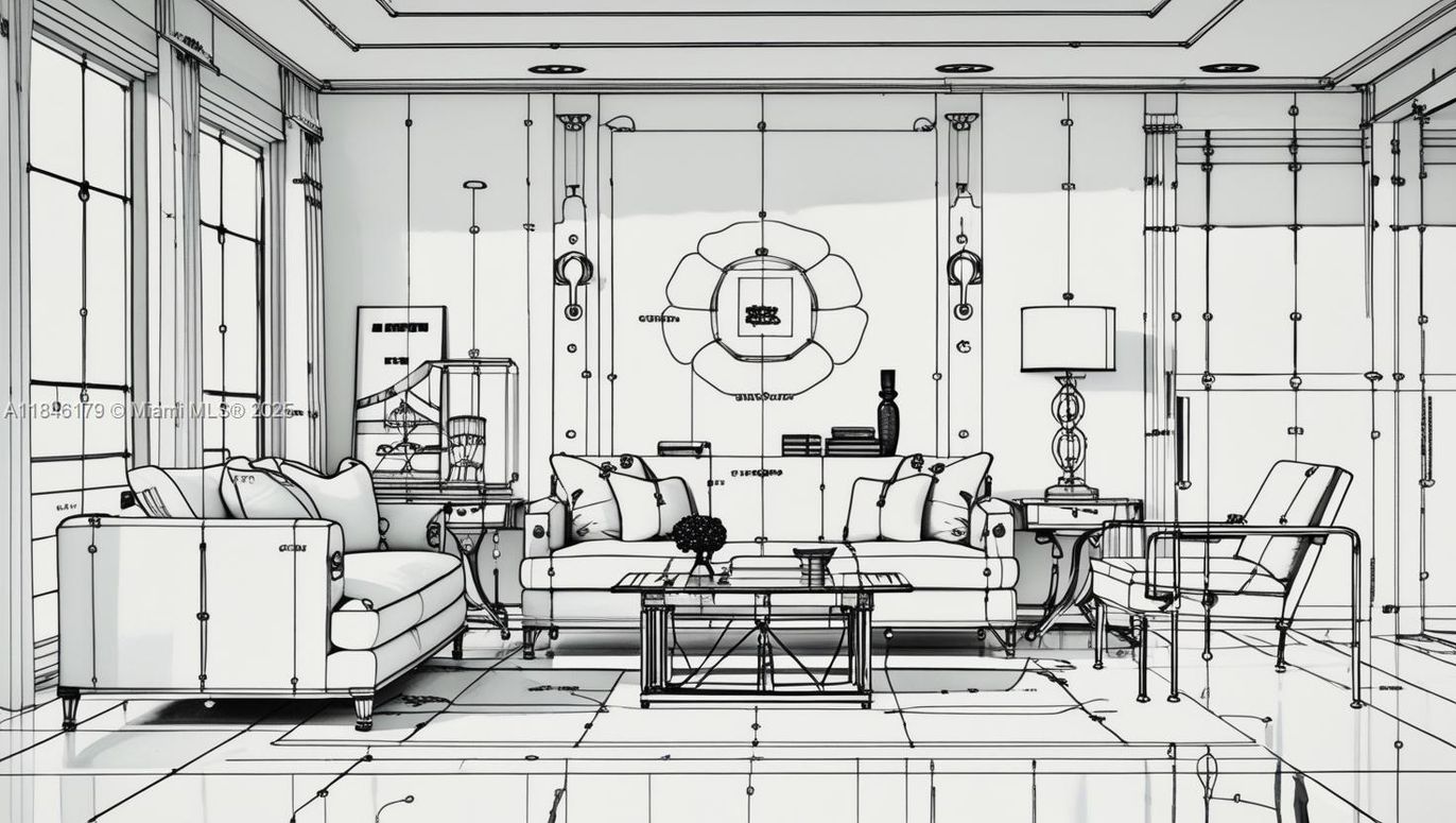 Interior, Living room, Recessed Lighting