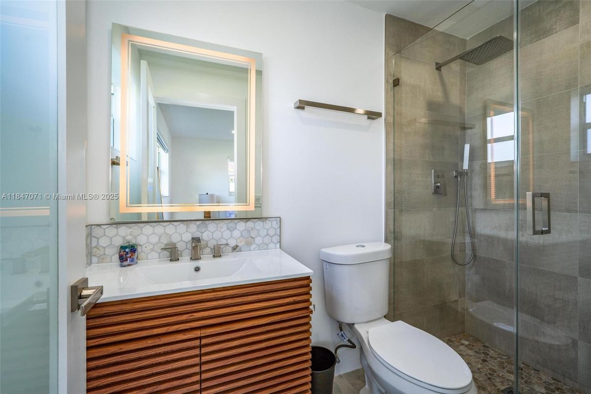 Bathroom, Glass Shower, Interior