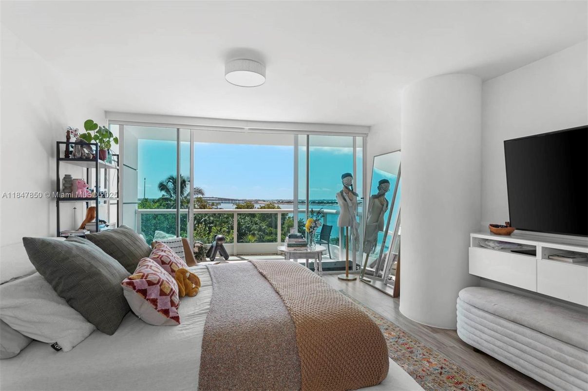 Bedroom, Interior, Water, Wood Texture Flooring