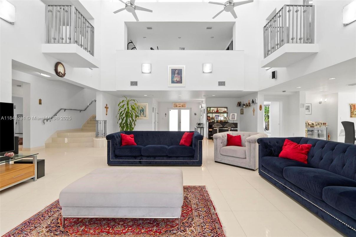 Interior, Living room, Recessed Lighting