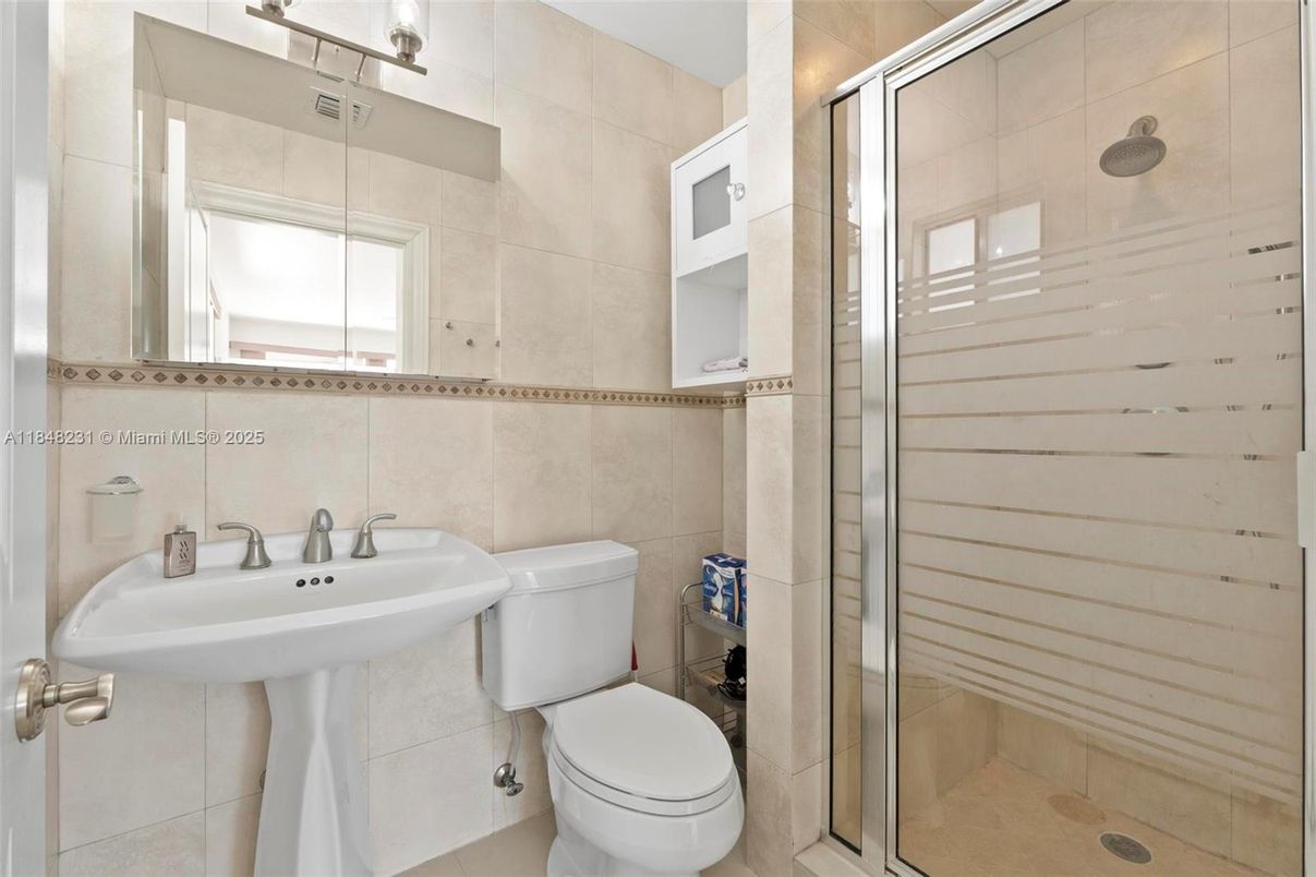 Bathroom, Glass Shower, Interior