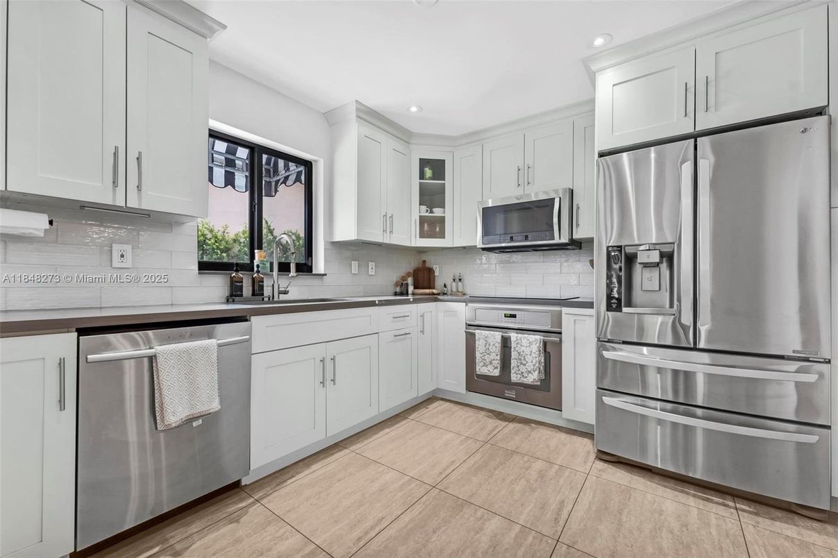 Interior, Kitchen, Recessed Lighting, Stainless Steel Appliances