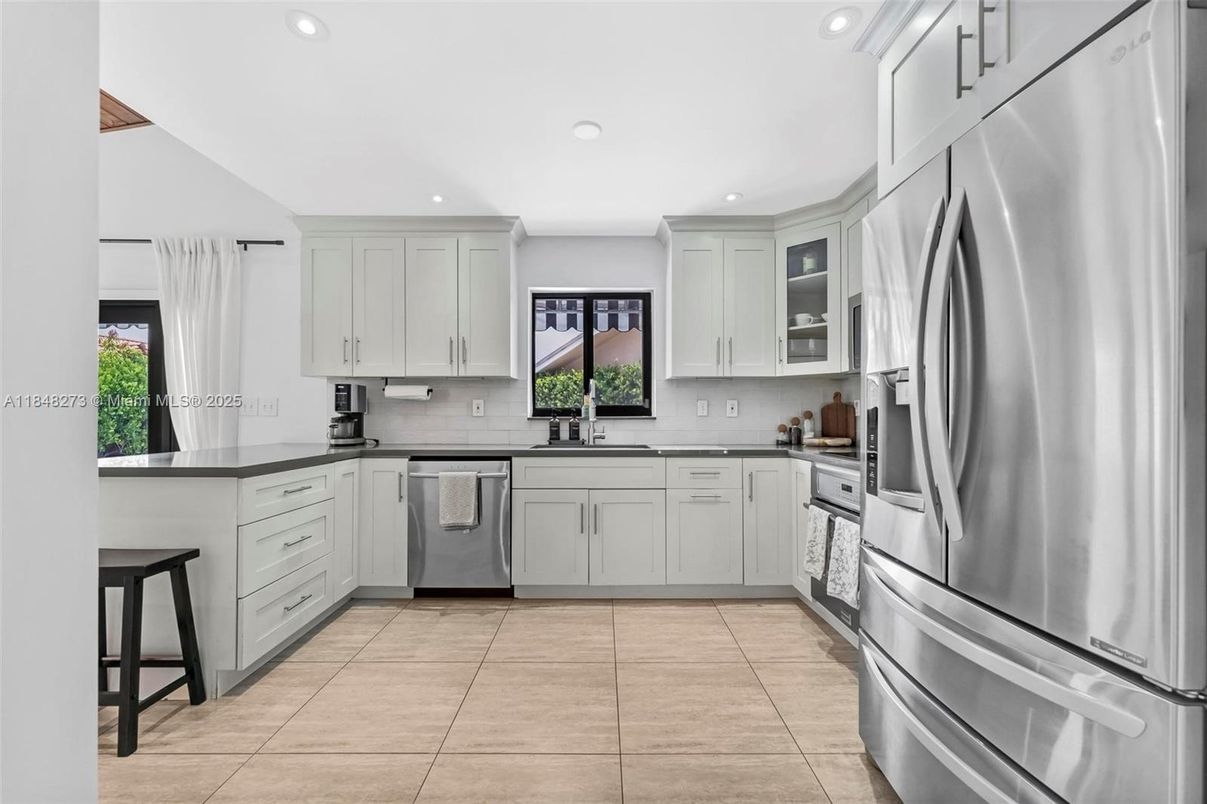 Interior, Kitchen, Recessed Lighting, Stainless Steel Appliances