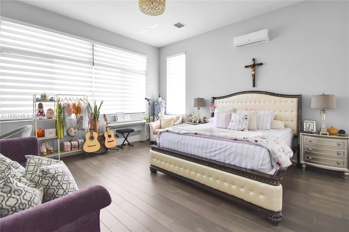 Bedroom, Interior, Wood Texture Flooring