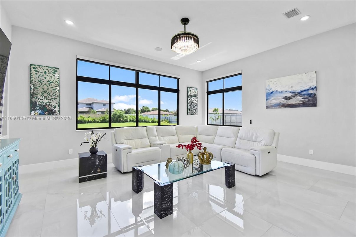 Interior, Living room, Recessed Lighting
