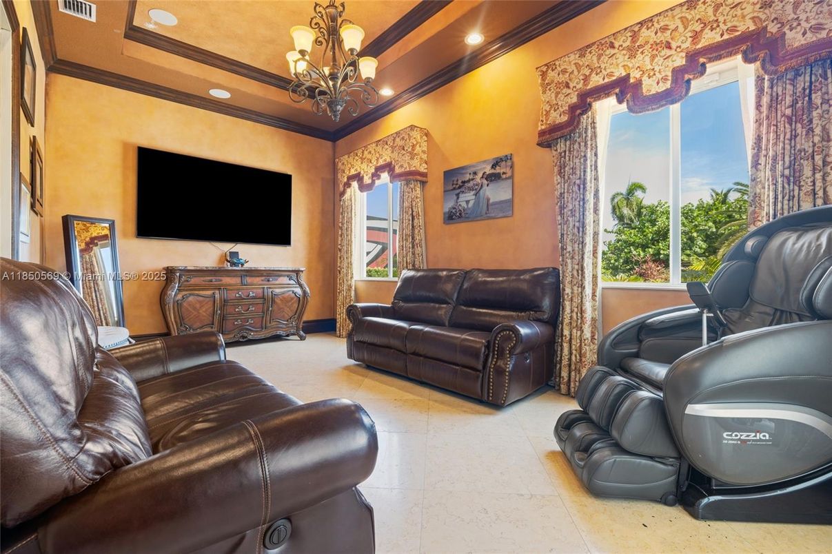 Chandelier, Interior, Living room, Recessed Lighting