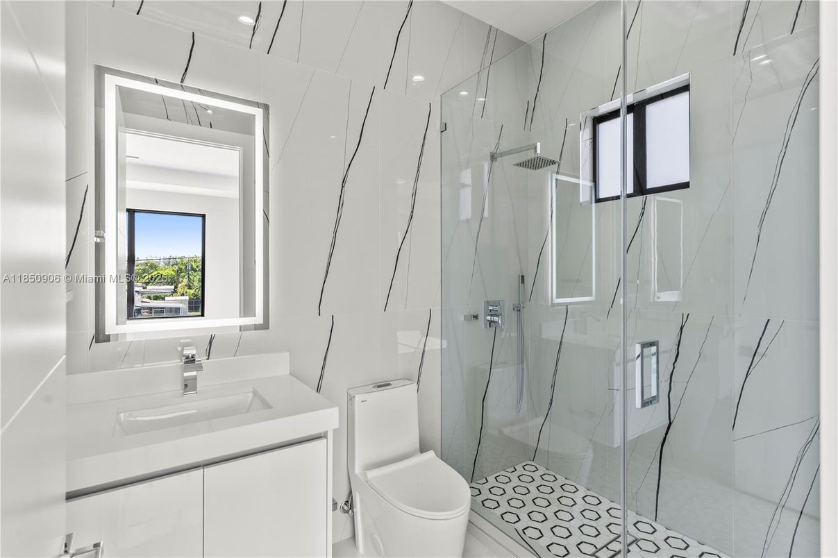 Bathroom, Glass Shower, Interior