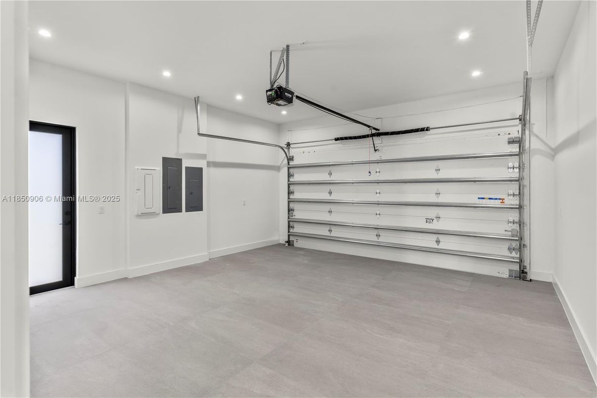 Garage, Interior, Recessed Lighting
