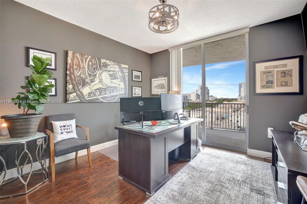 Home Office, Interior, Wood Texture Flooring