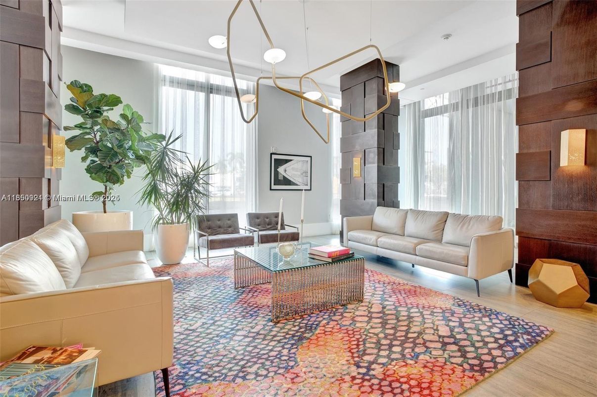 Interior, Living room, Pendant Lights, Wood Texture Flooring