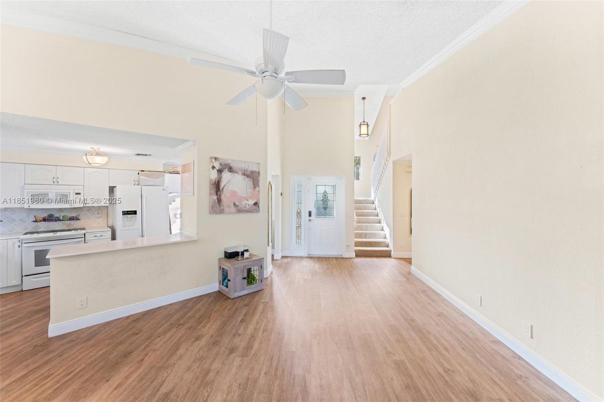 Interior, Kitchen, Wood Texture Flooring