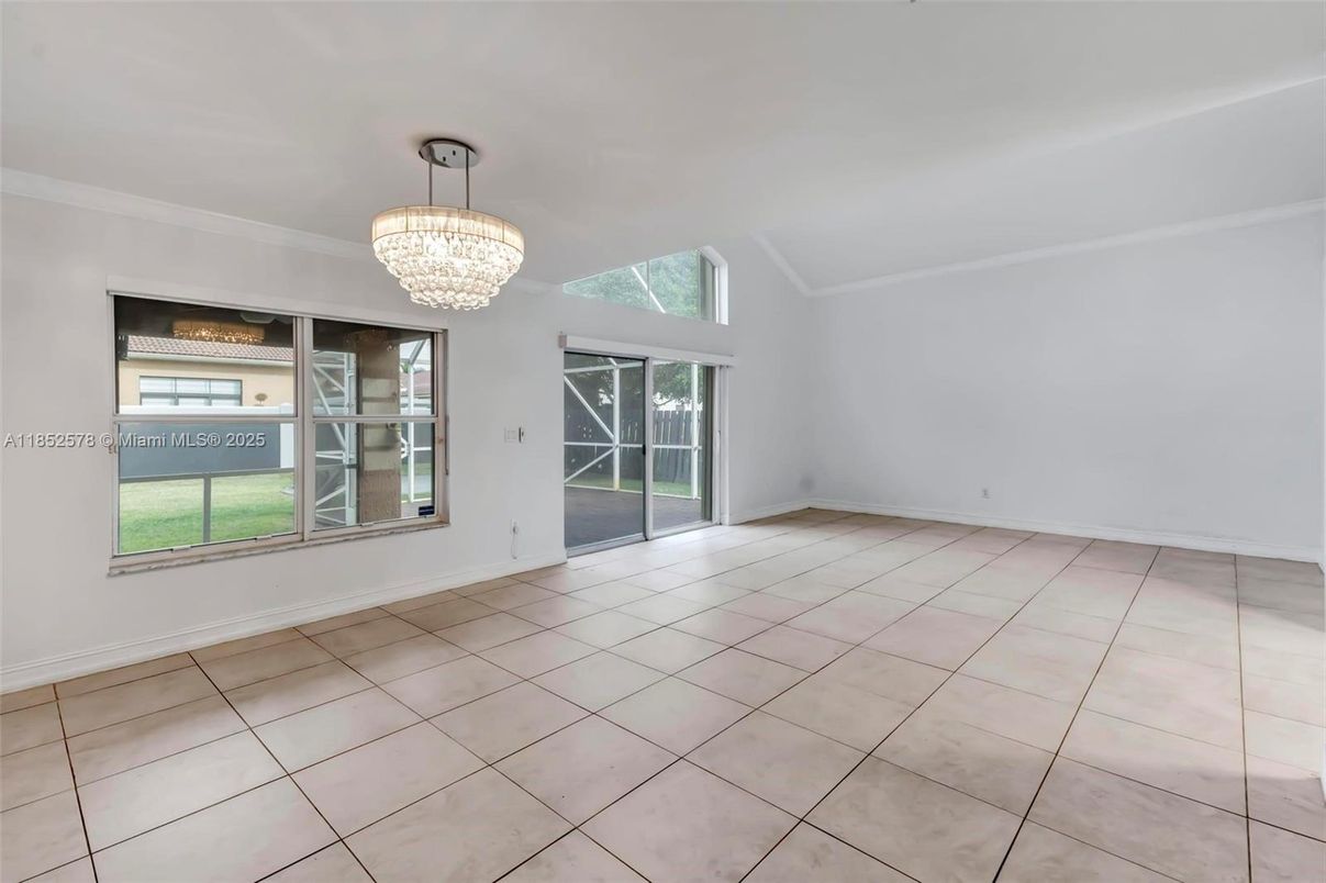 Chandelier, Empty room, Interior