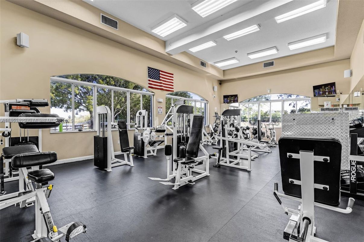 Fitness Equipment, Gym, Interior
