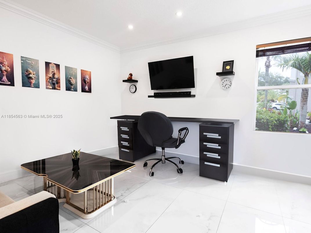 Home Office, Interior, Recessed Lighting