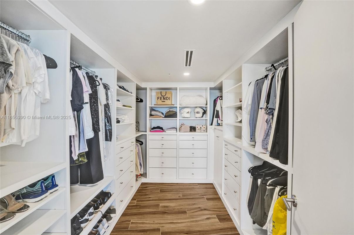 Interior, Recessed Lighting, Walk-in Closets, Wood Texture Flooring
