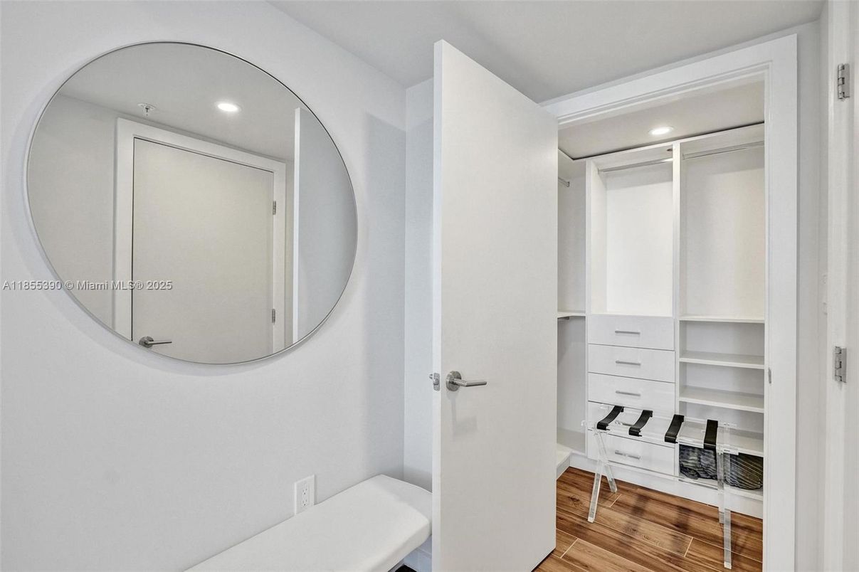 Interior, Recessed Lighting, Walk-in Closets, Wood Texture Flooring