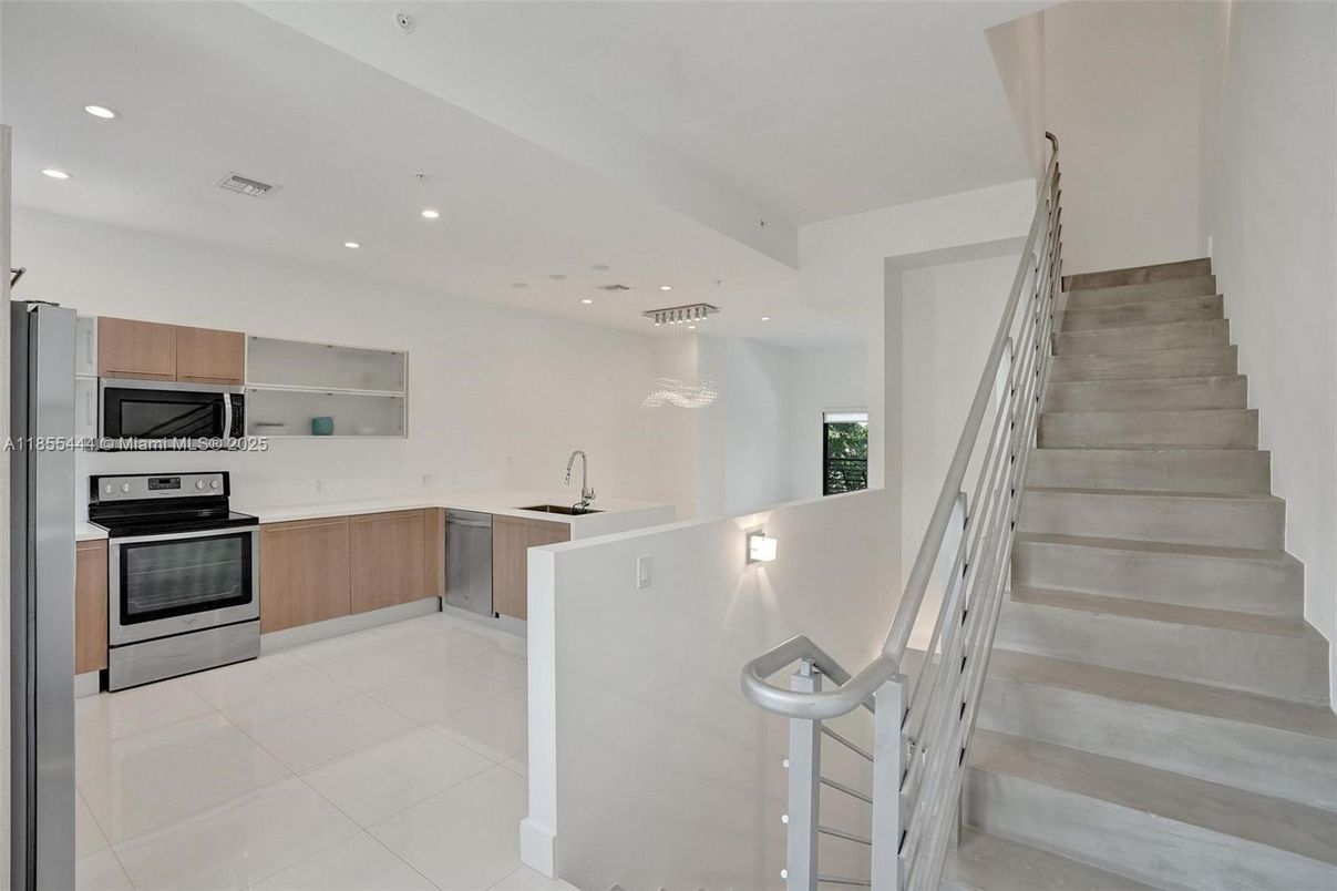 Interior, Kitchen, Recessed Lighting, Stainless Steel Appliances