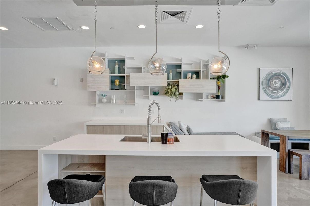 Interior, Kitchen, Pendant Lights, Recessed Lighting