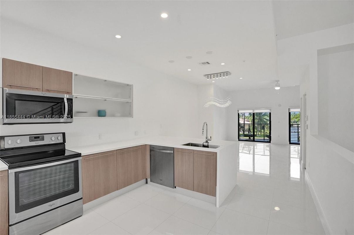 Interior, Kitchen, Recessed Lighting, Stainless Steel Appliances