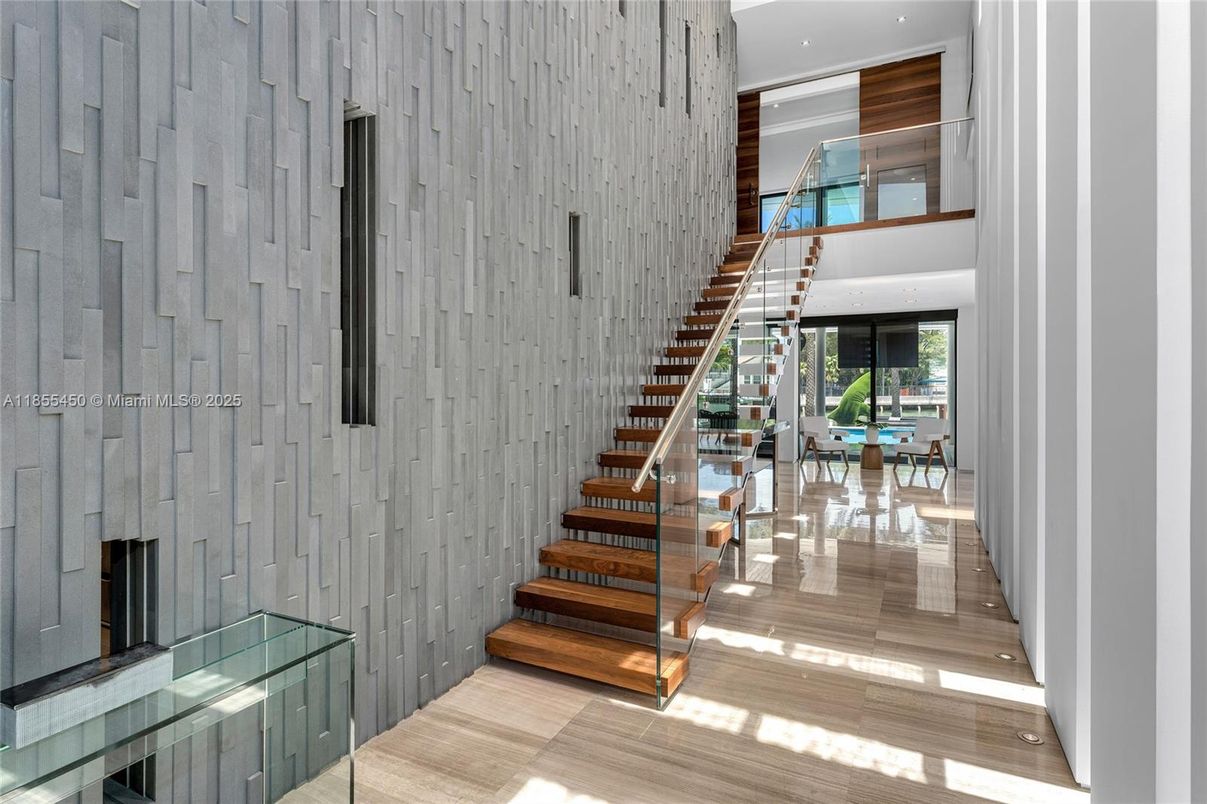 Fireplace, Interior, Recessed Lighting, Wood Texture Flooring