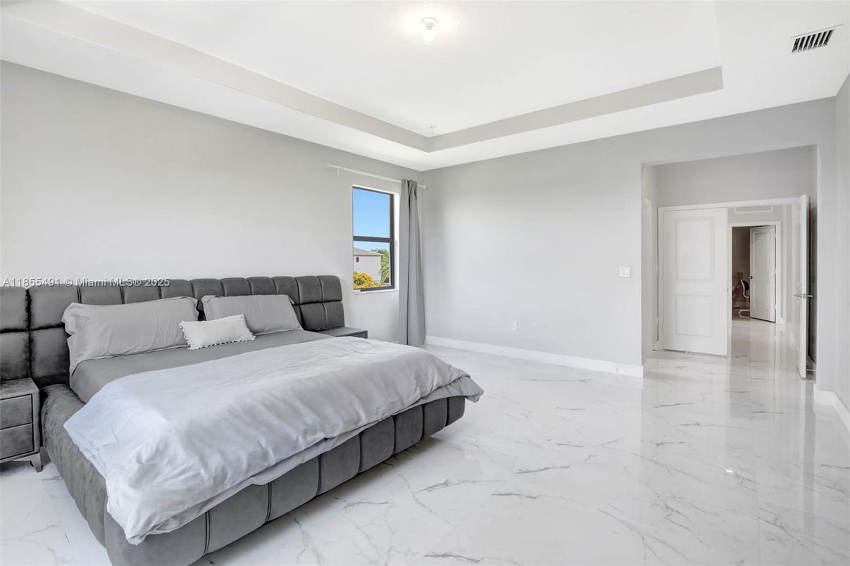 Bedroom, Interior, Marble
