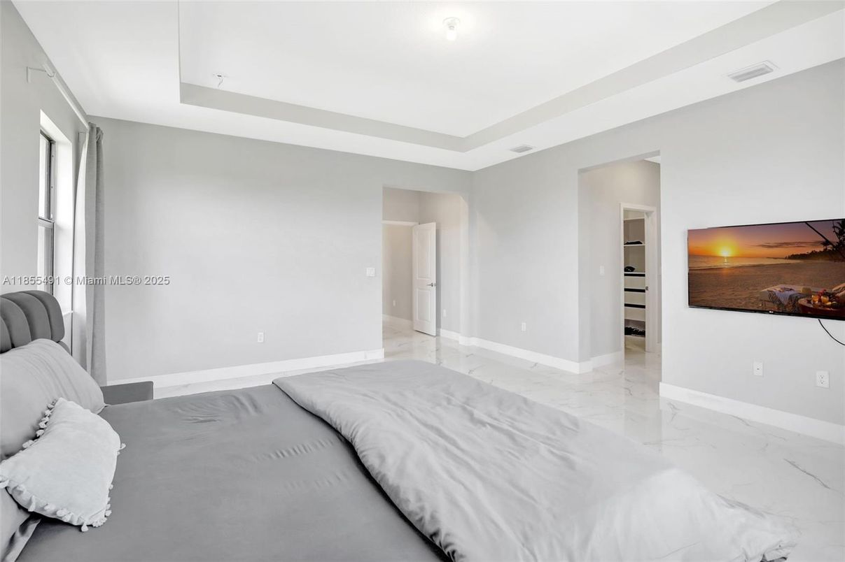 Bedroom, Interior, Marble