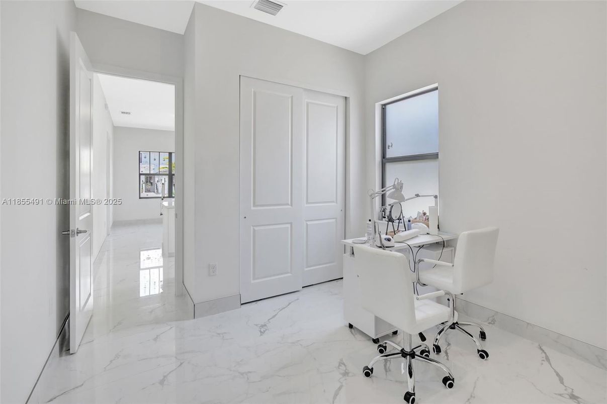 Home Office, Interior, Marble