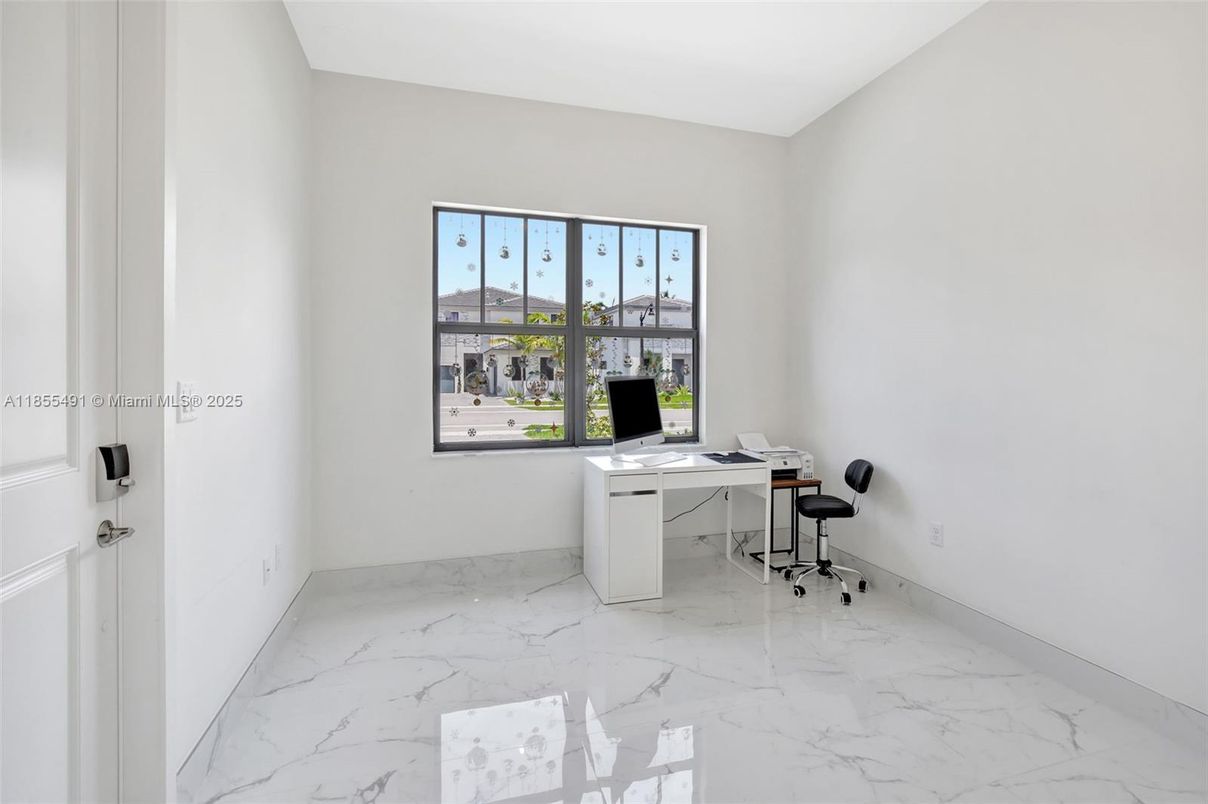 Home Office, Interior, Marble