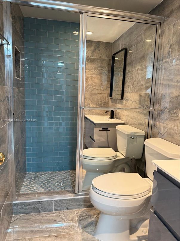 Bathroom, Glass Shower, Interior