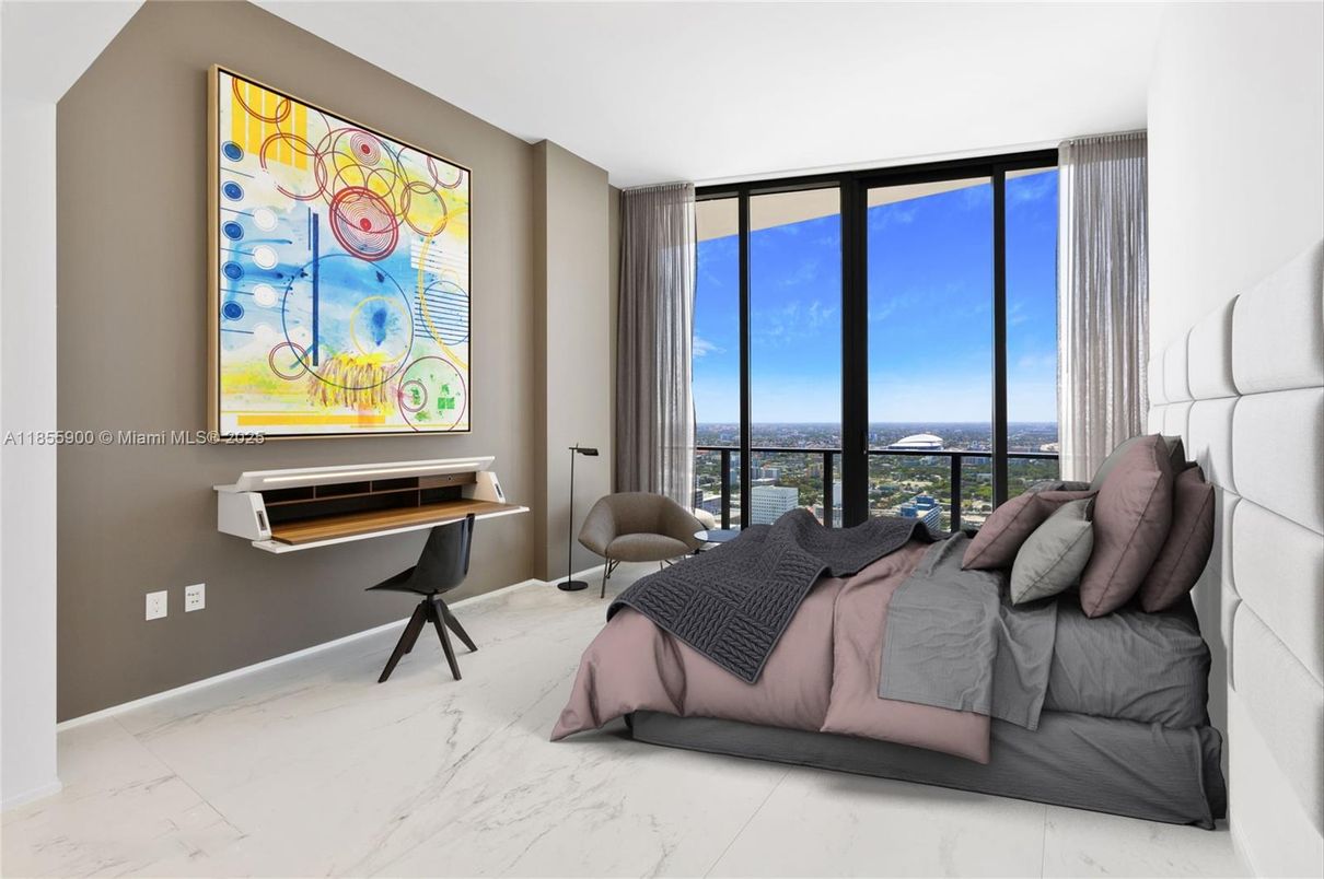 Bedroom, Interior, Marble, Water